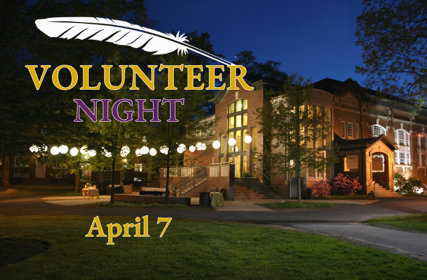 More Info for Volunteer Night!